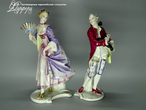 Купить фарфоровые статуэтки Rosenthal, Встреча, Германия